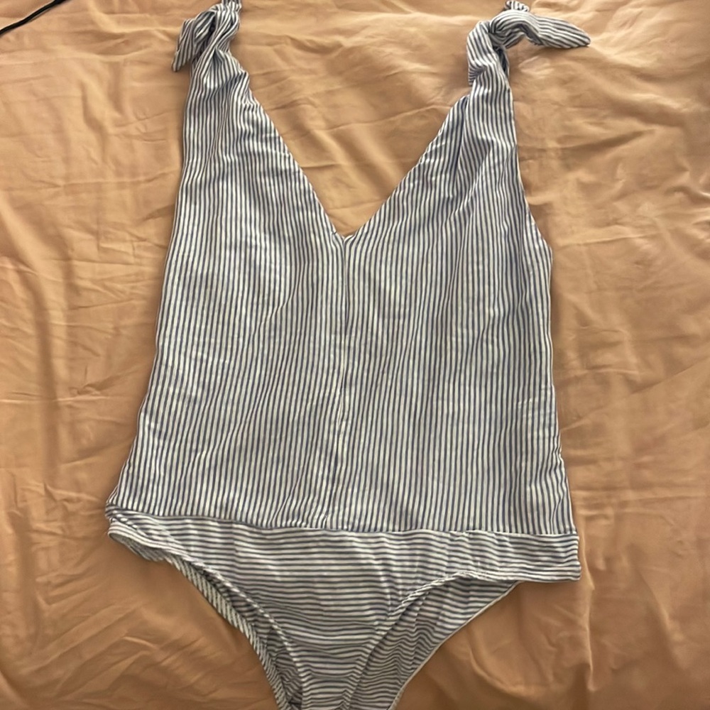 Zara Seersucker Bodysuit - Medium